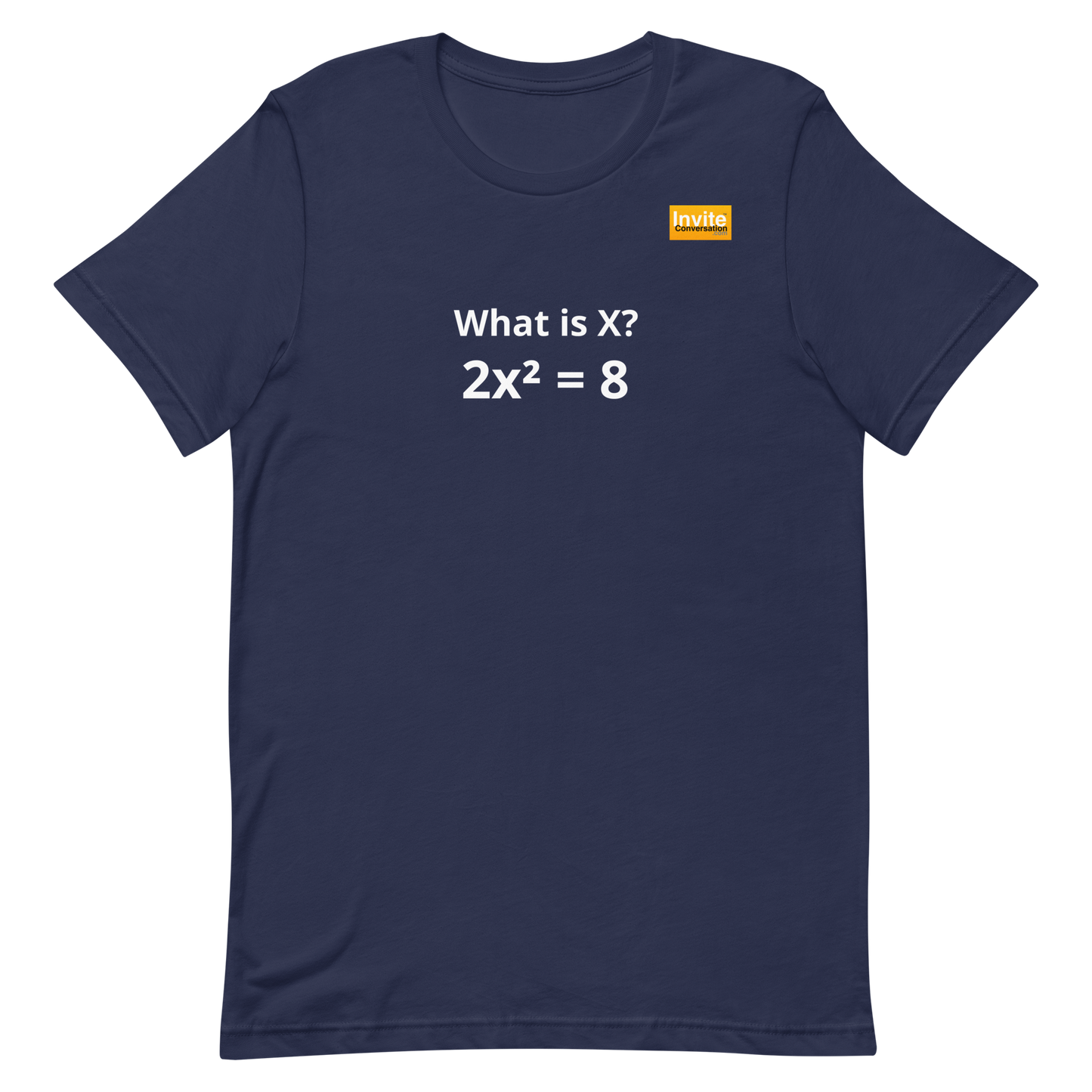 What is X? / 2x²=8